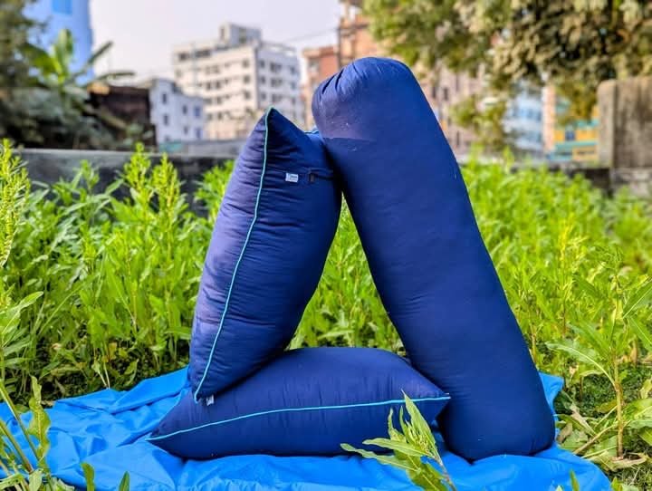 2 টি শিমুল তুলার বালিশ এবং 1 টি কোল বালিশ